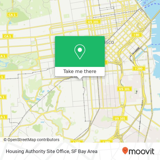 Mapa de Housing Authority Site Office