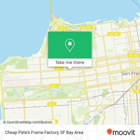 Mapa de Cheap Pete's Frame Factory