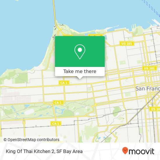 King Of Thai Kitchen 2 map