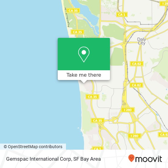 Mapa de Gemspac International Corp