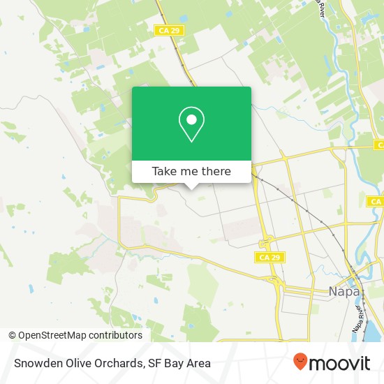 Snowden Olive Orchards map