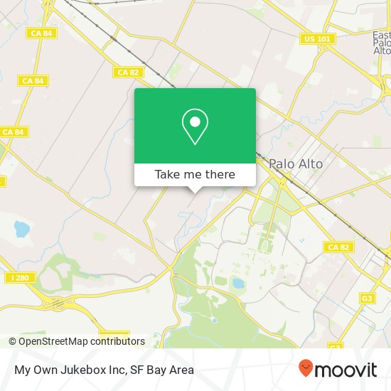 Mapa de My Own Jukebox Inc