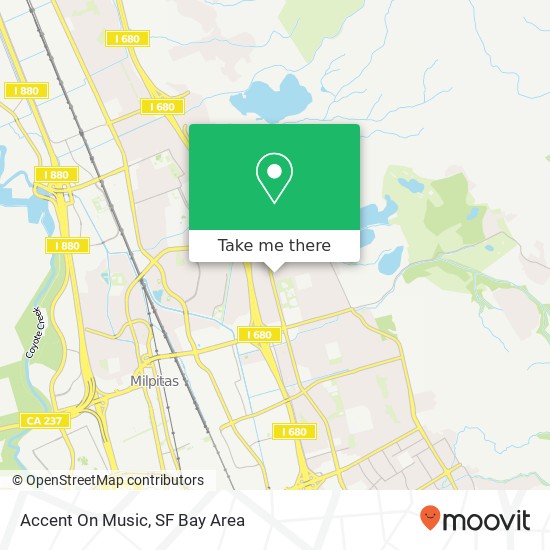 Accent On Music map