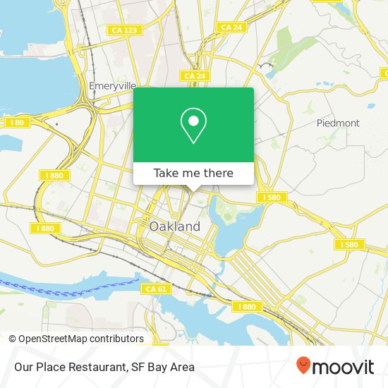 Mapa de Our Place Restaurant