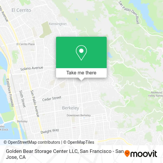 Golden Bear Storage Center LLC map