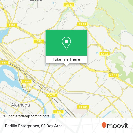 Padilla Enterprises map