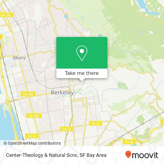 Mapa de Center-Theology & Natural Scnc
