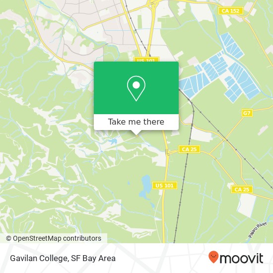 Mapa de Gavilan College