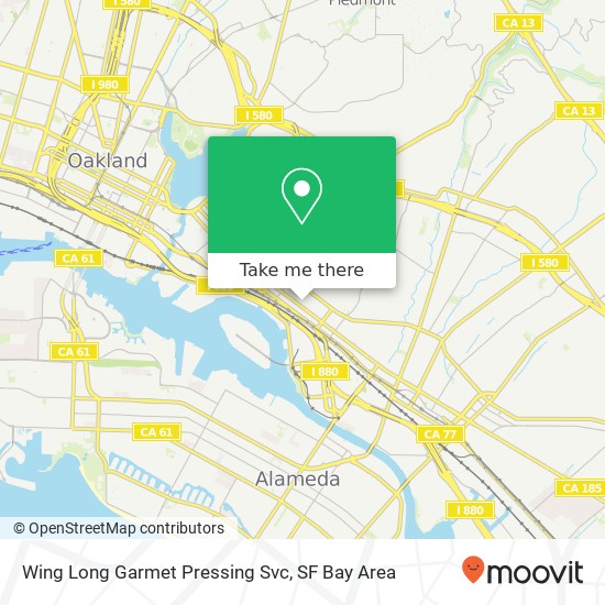 Mapa de Wing Long Garmet Pressing Svc