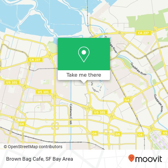 Brown Bag Cafe map