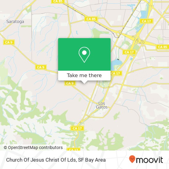 Mapa de Church Of Jesus Christ Of Lds