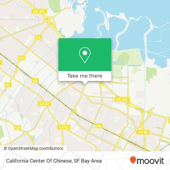 Mapa de California Center Of Chinese