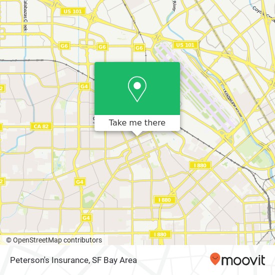 Mapa de Peterson's Insurance