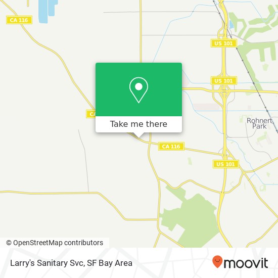 Larry's Sanitary Svc map