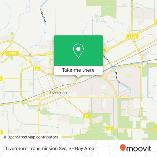 Livermore Transmission Svc map