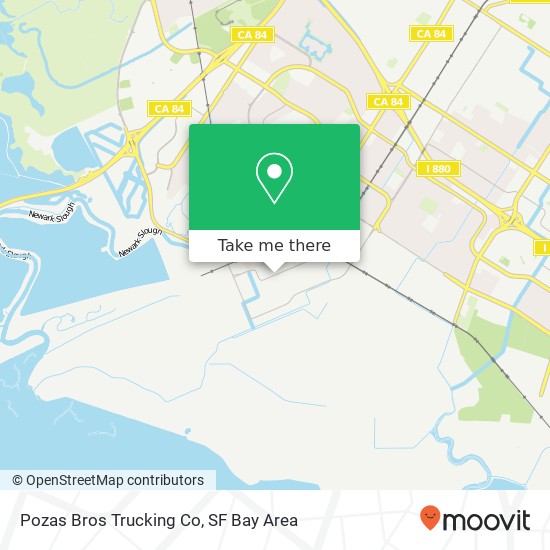 Pozas Bros Trucking Co map