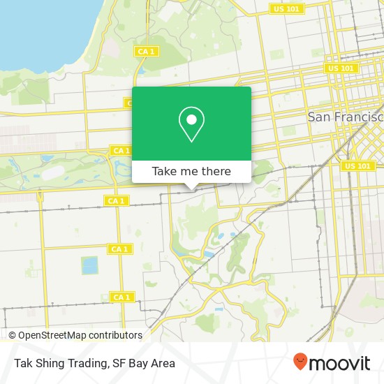 Tak Shing Trading map