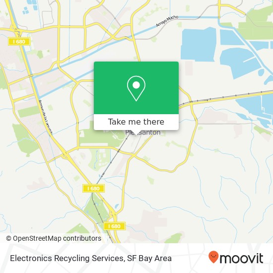 Mapa de Electronics Recycling Services
