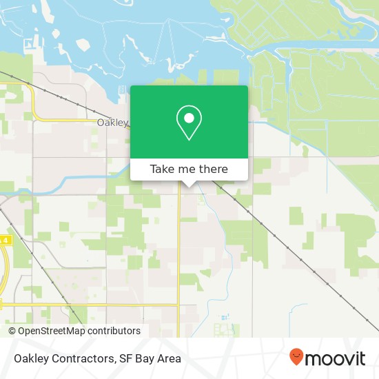 Oakley Contractors map