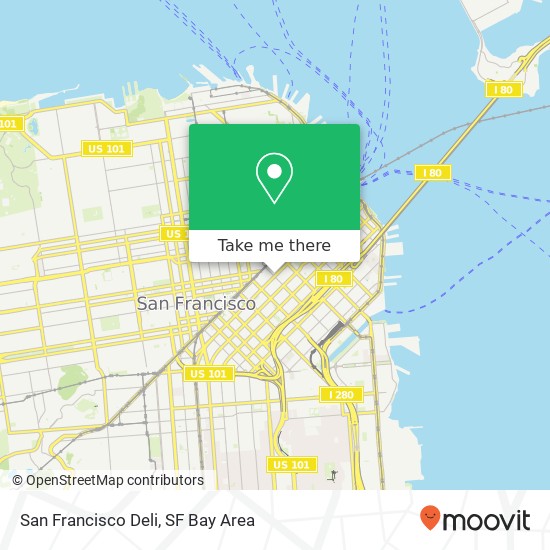 San Francisco Deli map