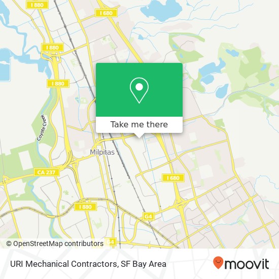 Mapa de URI Mechanical Contractors