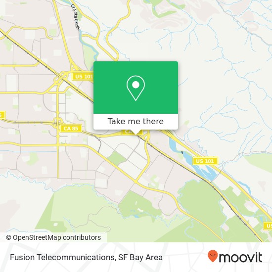 Mapa de Fusion Telecommunications