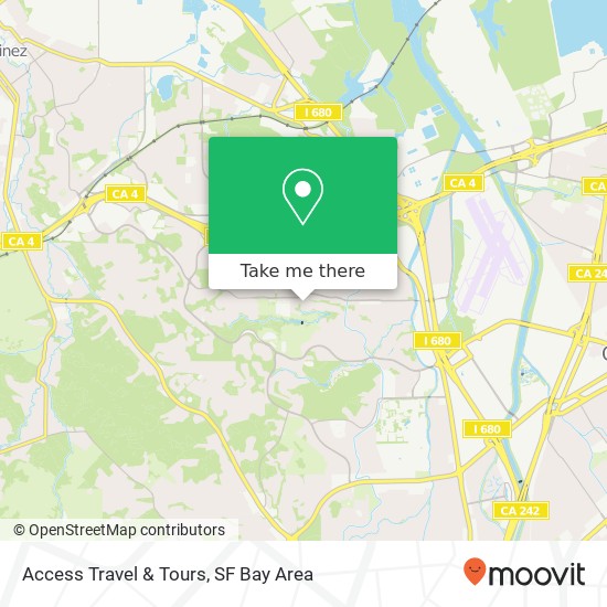 Access Travel & Tours map