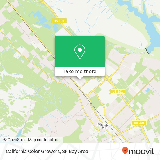 California Color Growers map