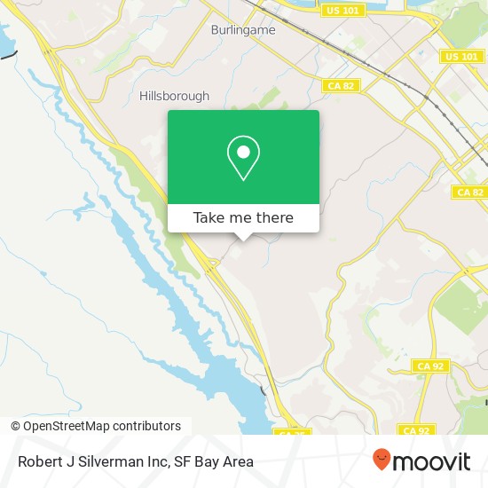 Robert J Silverman Inc map