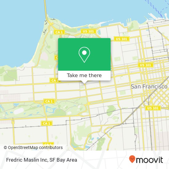 Fredric Maslin Inc map