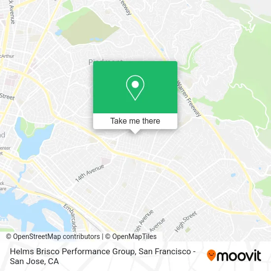 Helms Brisco Performance Group map