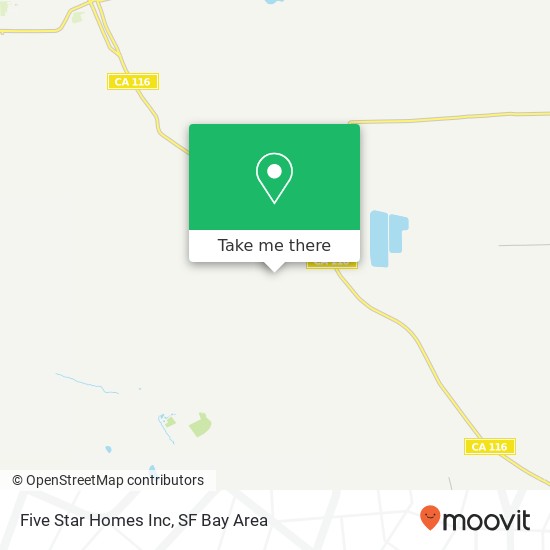 Mapa de Five Star Homes Inc