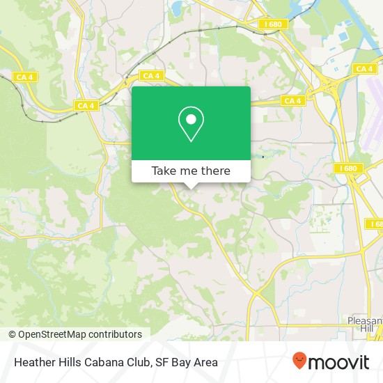 Heather Hills Cabana Club map