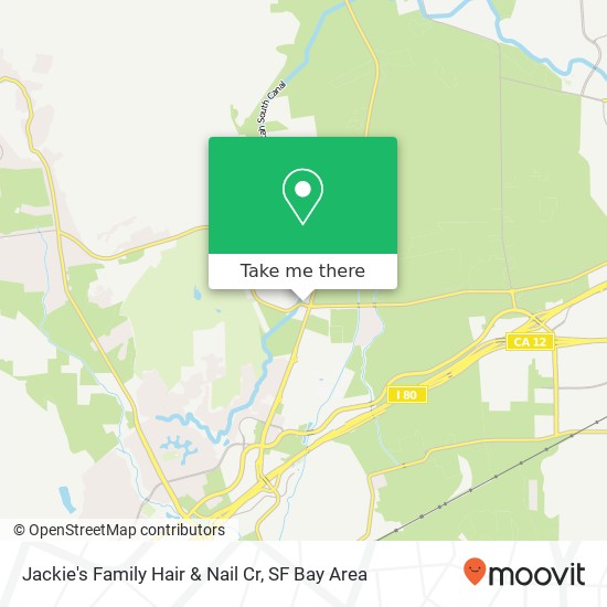 Jackie's Family Hair & Nail Cr map