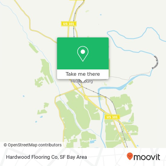 Hardwood Flooring Co map