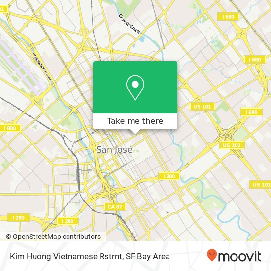 Mapa de Kim Huong Vietnamese Rstrnt