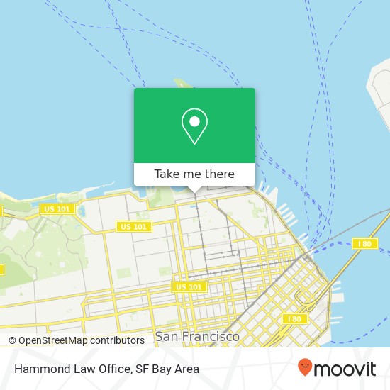 Hammond Law Office map