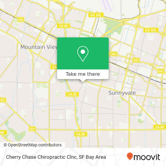 Mapa de Cherry Chase Chiropractic Clnc