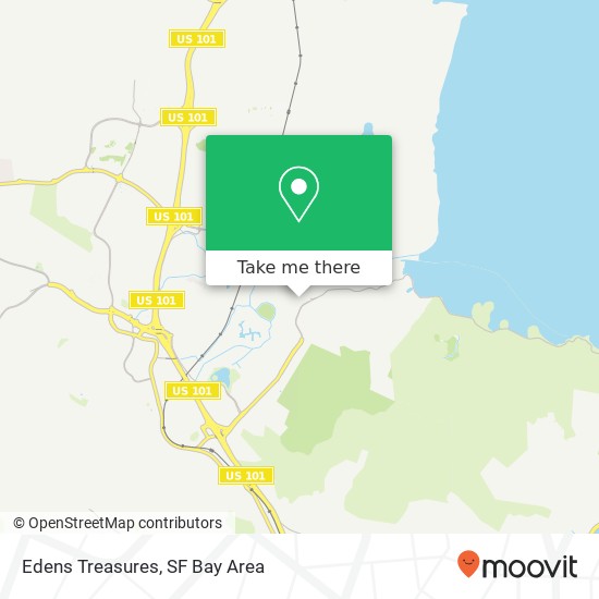 Edens Treasures map