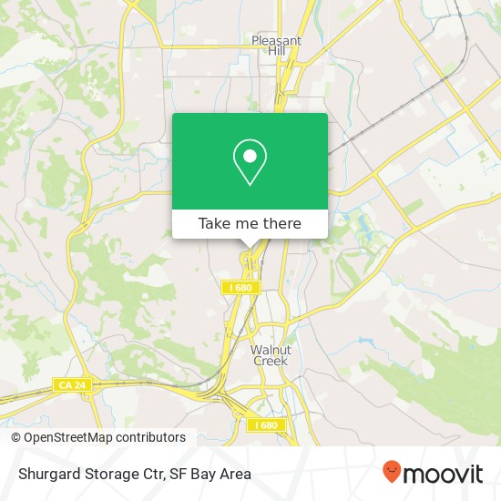 Mapa de Shurgard Storage Ctr