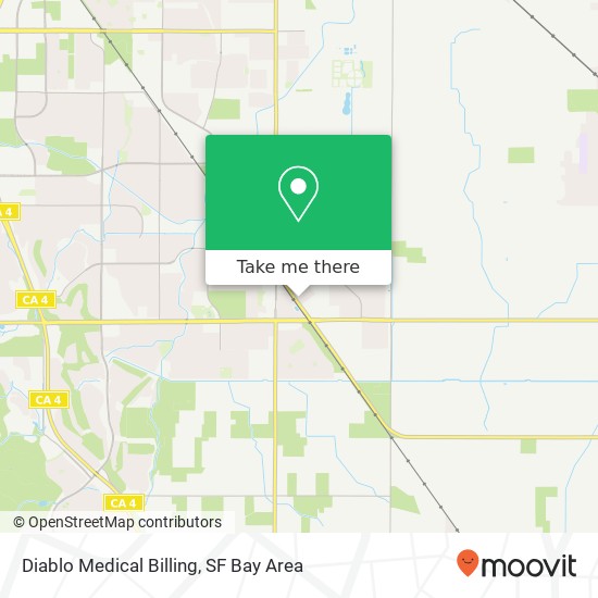 Diablo Medical Billing map