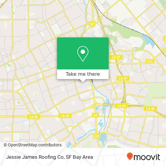 Mapa de Jessie James Roofing Co