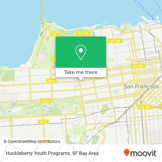 Huckleberry Youth Programs map