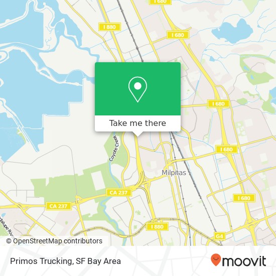 Primos Trucking map