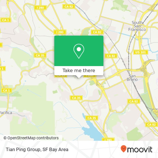 Tian Ping Group map