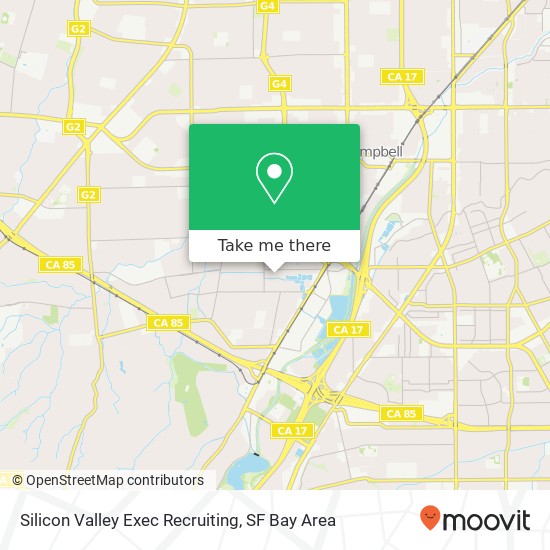 Silicon Valley Exec Recruiting map