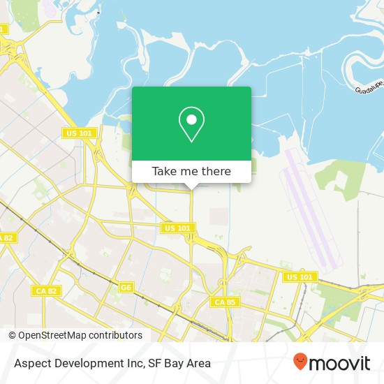 Mapa de Aspect Development Inc