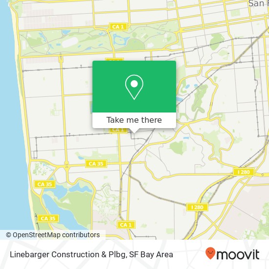 Linebarger Construction & Plbg map