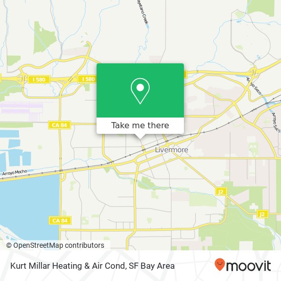 Mapa de Kurt Millar Heating & Air Cond