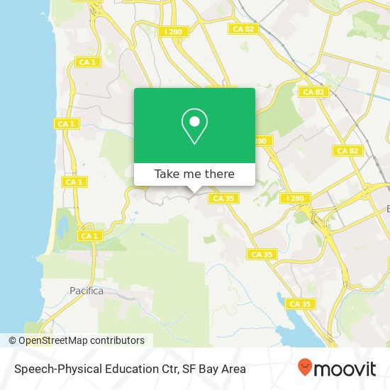 Mapa de Speech-Physical Education Ctr